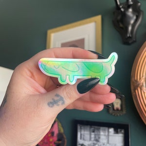 Holographic Long Dog Sticker