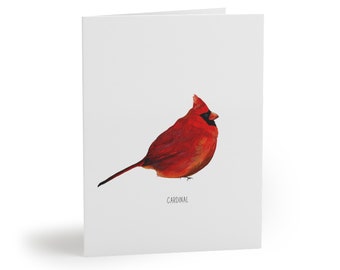 Cardinal Greeting cards, Valentines Day card, Mother's Day card, Any Occasion card(8, 16, and 24 pcs)