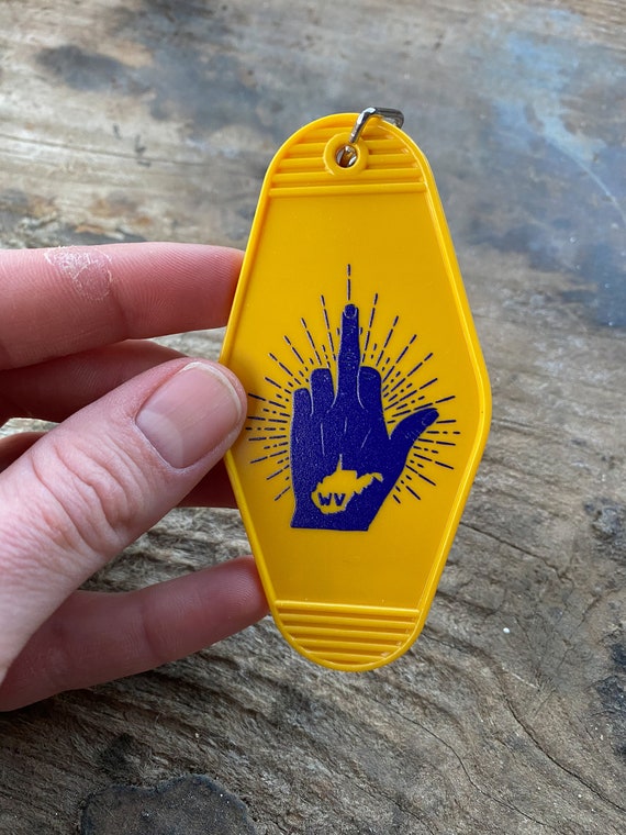 West Virginia Keychain Wv Keychain Vintage Hotel Key Tag Etsy<script async src=