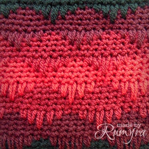 Crochet Pattern | Ombre Spike Stitch Tablet Case