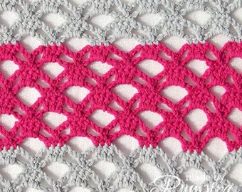 Crochet Pattern | Lovely Lacy Squares Cowl