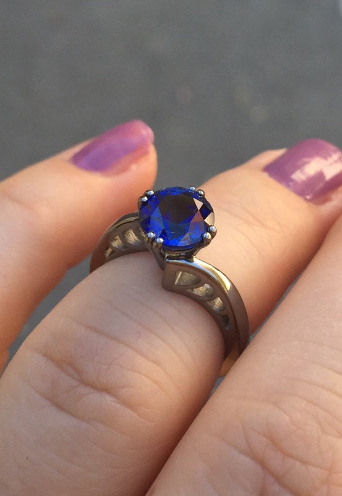 Blue Cambridge Elegance Ring main image 1