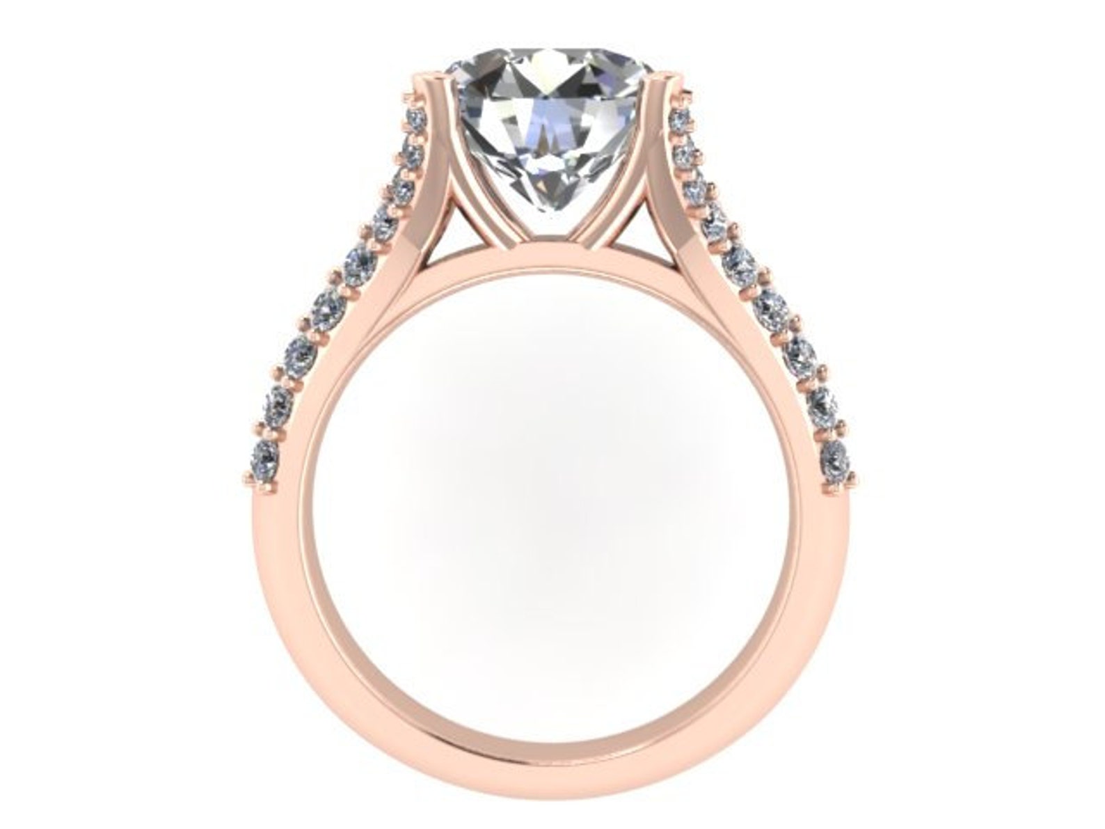 Oval Halo Split Shank Engagement Rings