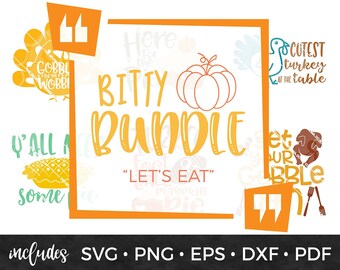 Pumpkin Svg Cut File Pumpkin Vector Clipart Bundle Hello Etsy