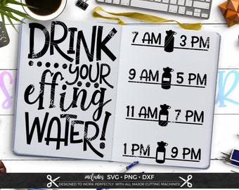 Free Drink Your Freaking Water Svg Free Drink Your Freaking Water Svg