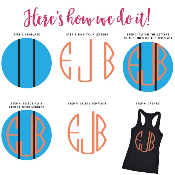 monogram alphabet svg circle monogram svg for cricut etsy