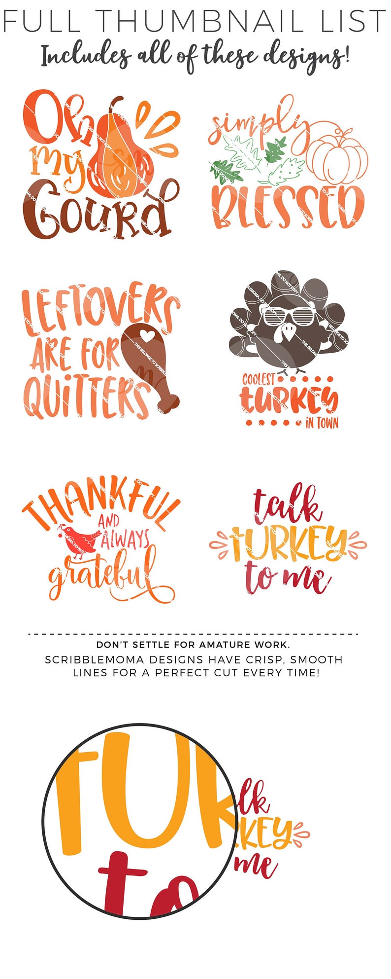 Download Turkey Bundle svg Files for Cricut Cricut svg Bundle Fall ...