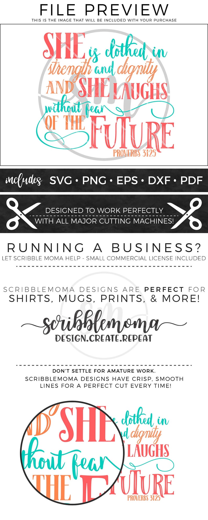 Download Bible Verse svg Files for Cricut Proverbs 31:25 svg ...