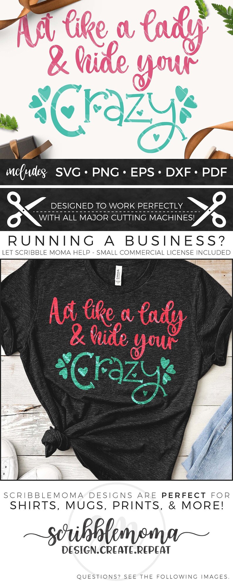 Download dxf eps Southern Quote svg png Cut Files for Silhouette for Cricut Crazy Lady svg Country Cut ...