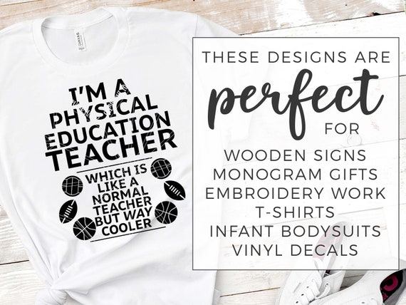 Download Way Cooler Pe Teacher Svg Files For Cricut Paper Party Kids Craft Supplies Tools Colonialgolfhart Com