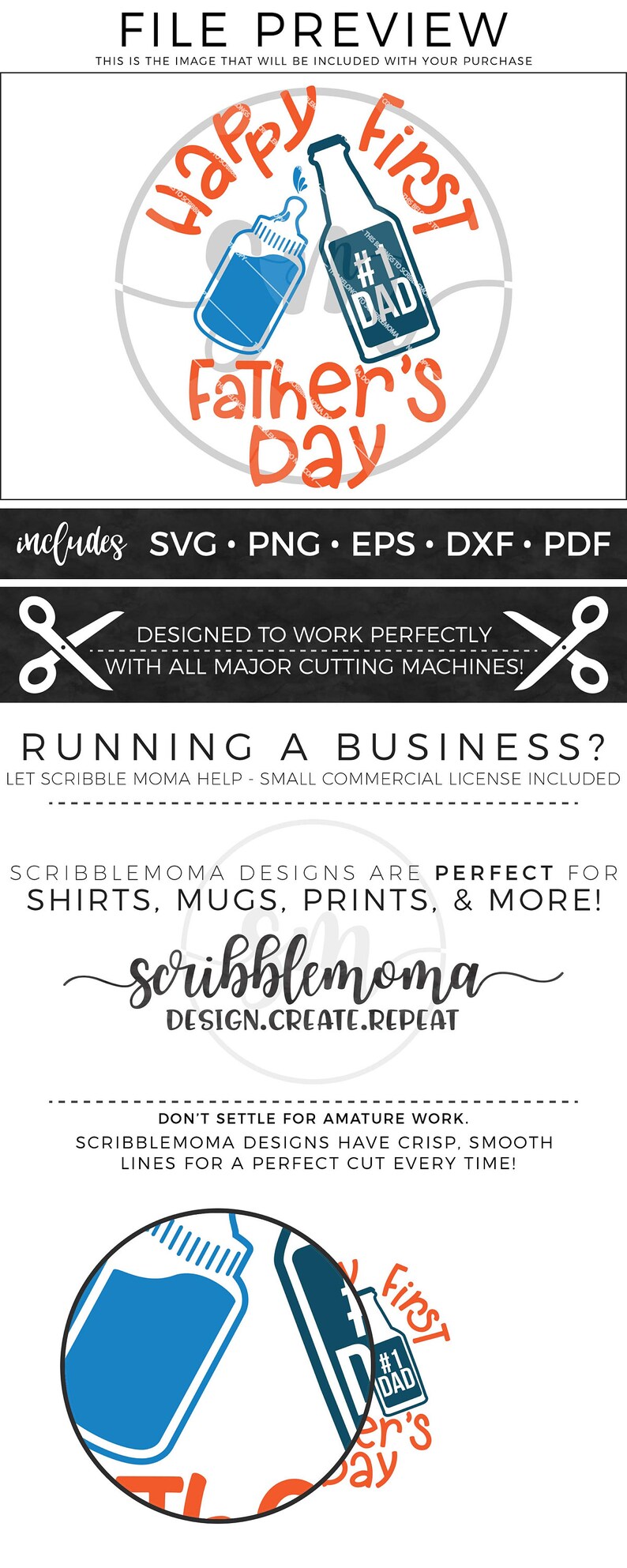 Download Happy First Fathers Day svg Files for Cricut | Etsy