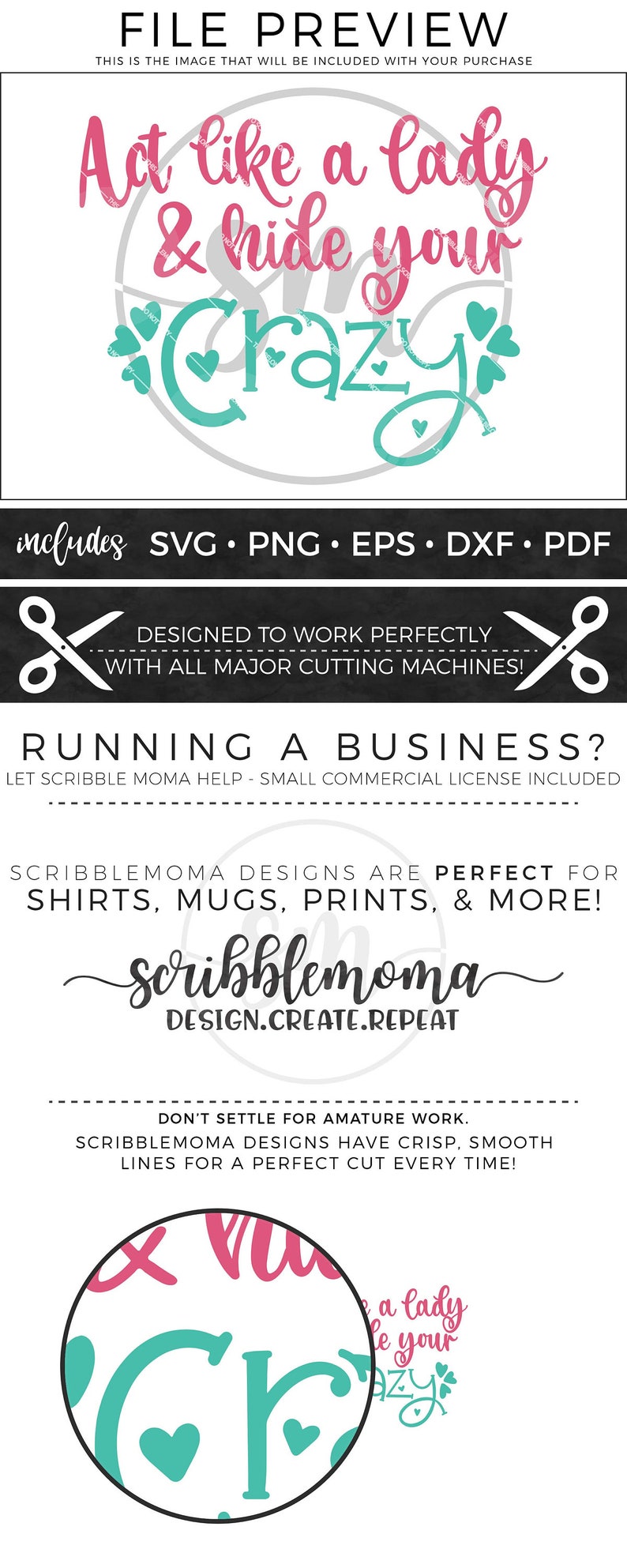 Download dxf eps Southern Quote svg png Cut Files for Silhouette for Cricut Crazy Lady svg Country Cut ...