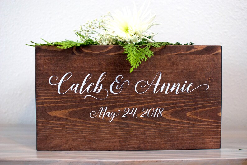 Rustic Card Box for Wedding Card Box for Wedding Gift Table Etsy