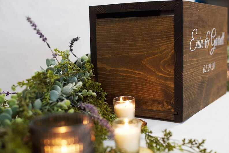 Card Box With Lock Wedding Card Box Wedding Locked Box Etsy