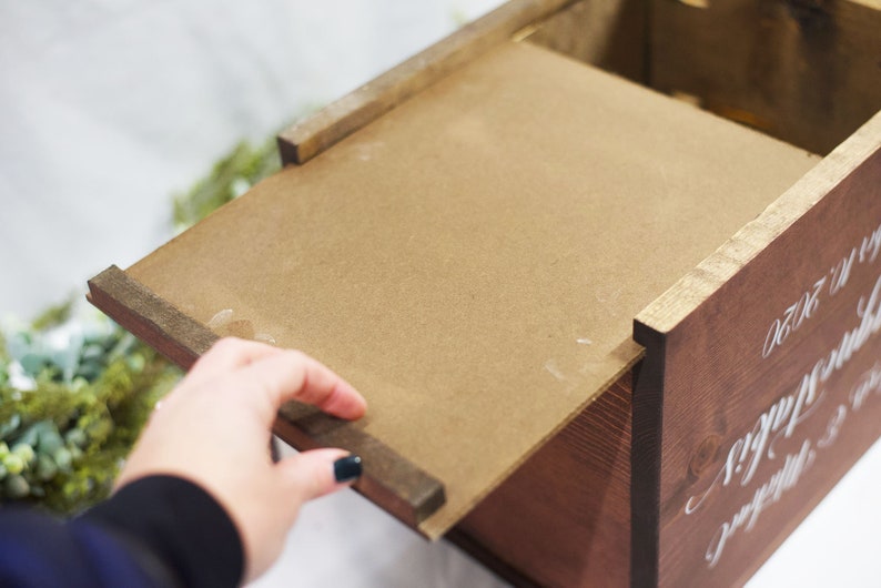 Secure Wedding Card Box Locked Card Box Custom Card Box Etsy