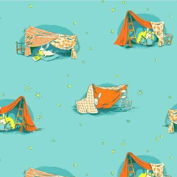 Turquoise Quilt Tent - Heather Ross