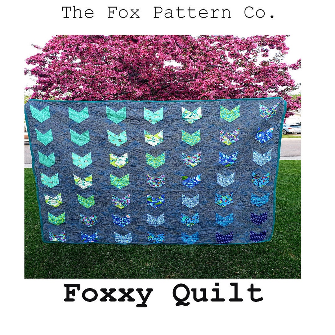 Foxxy Quilt Pattern - Fox Pattern Co. - Etsy