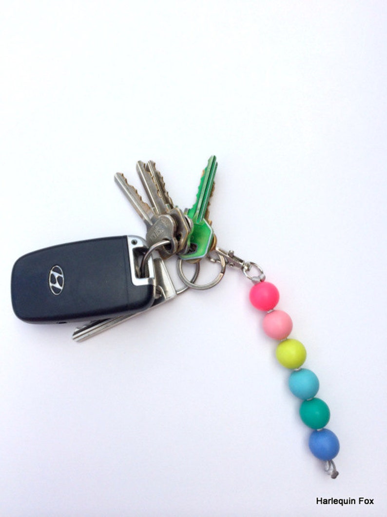 Silicone Keyring / Silicone Teething Keyring Etsy