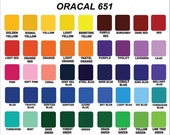 Oracal 651- 12 quot x 12 quot - Outdoor Vinyl - Permanent vinyl outdoor vinyl vinyl for cups permanent adhesive vinyl vinyl any cutter