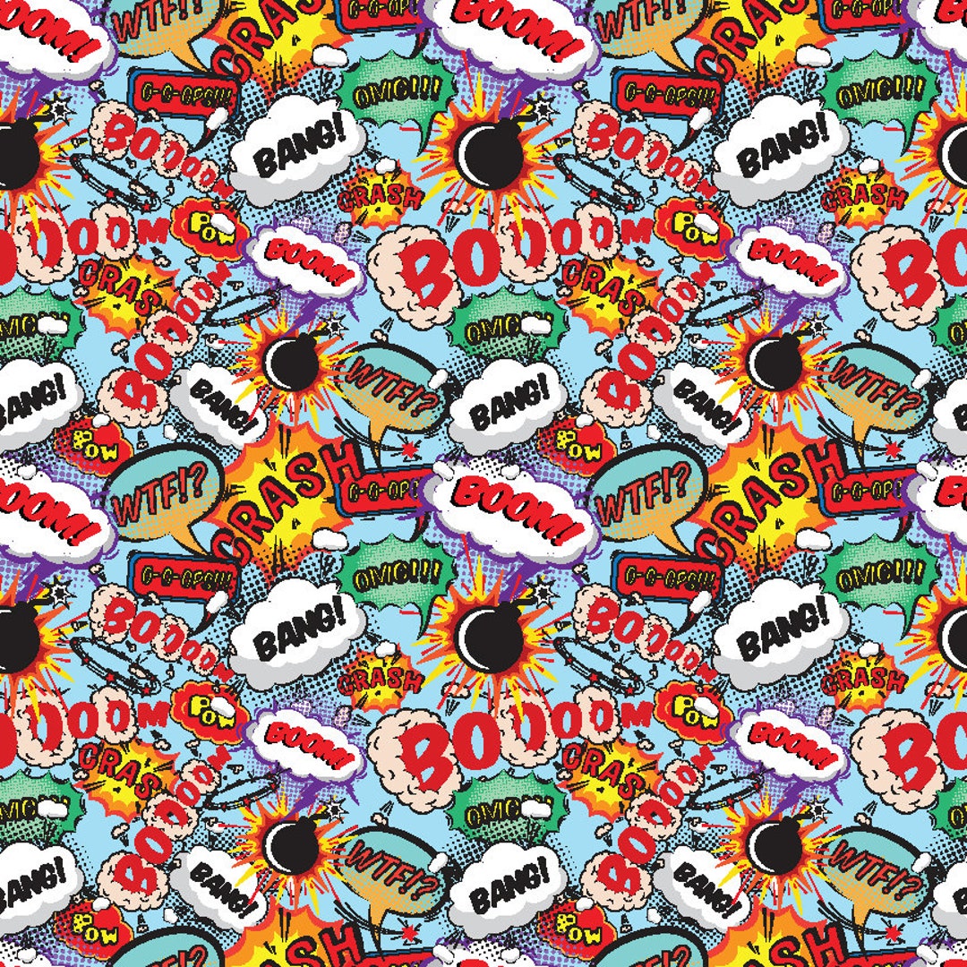 Printed Pattern - Comic 1 - 12