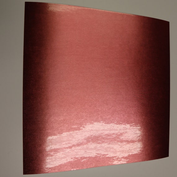 Copper Chrome Brushed Permanent Vinyl 12 X 12 Outdoor Adhesive Vinyl for  Cricut&silhouette 