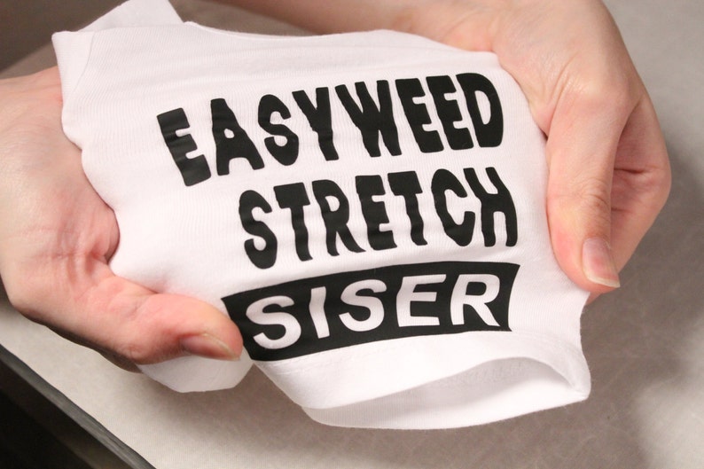 Siser Easyweed Stretch heat transfer Iron on vinyl 12 x 15 sheet perfect for t-shirts and other garments / HTV / works with all cutters image 3