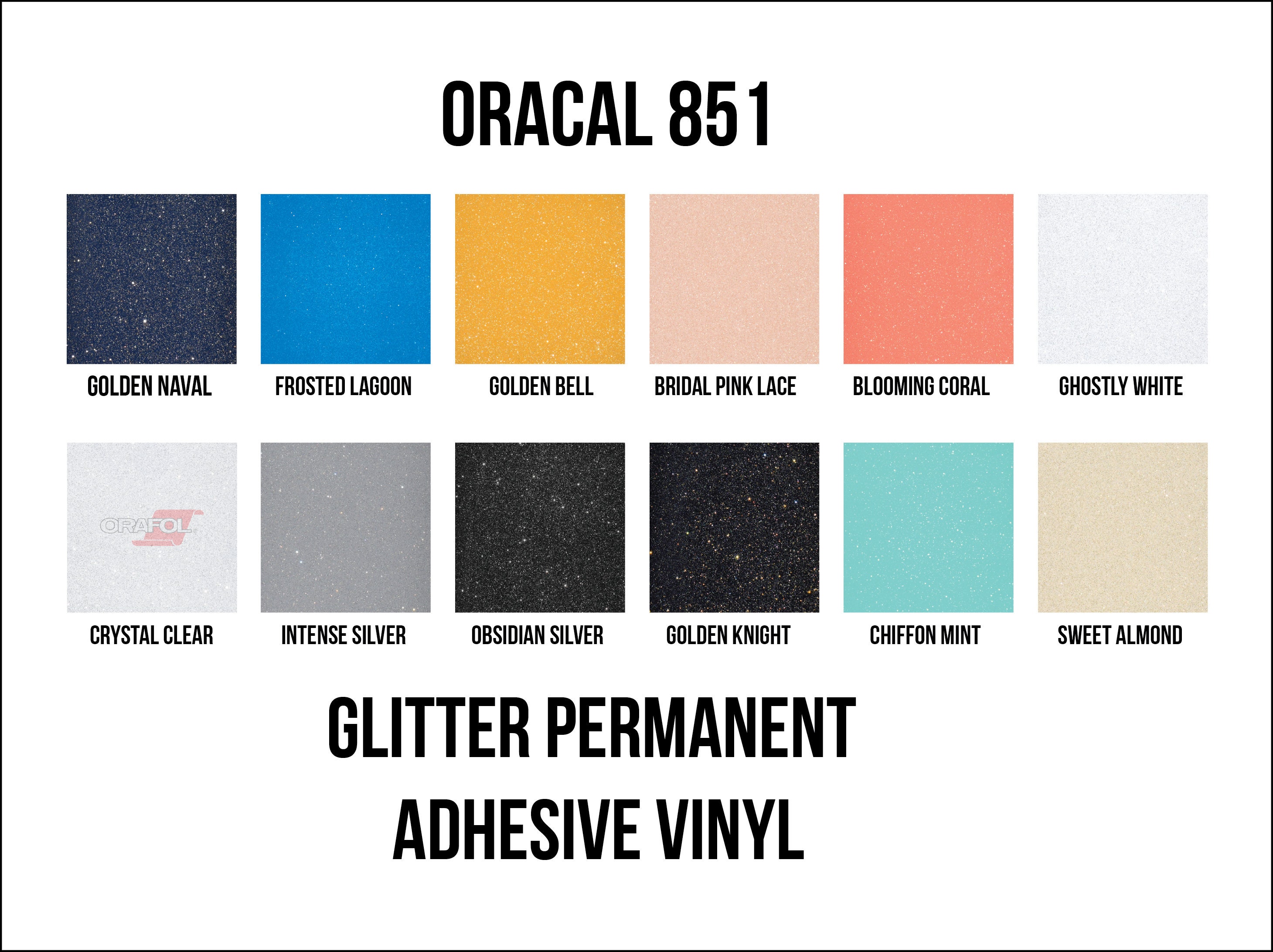 Outdoor Adhesive Glitter Vinyl 