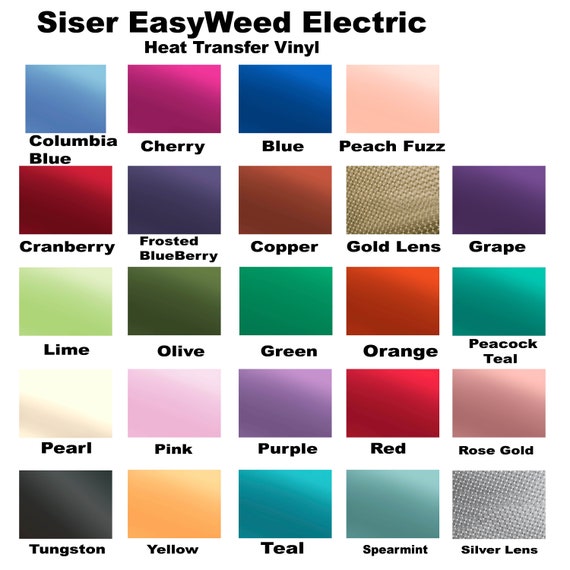 SISER EasyWeed Electric - Heat Transfer Vinyl - 12 in x 36 in