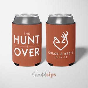 Wedding Can Coolers Personalized – Custom Drink Sleeves – Bulk Guest Favors – Beverage Insulators