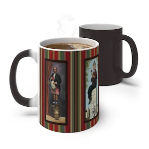 11 und 15 oz. MAGIC Mug - Disappearing - Haunted Mansion Stretching Portraits "Vanishing Ghosts" Farbwechsel Kaffee oder Tee Tasse