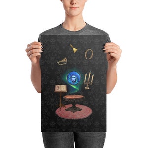Madame Leota Haunted Mansion Seance Room Paper Poster Print