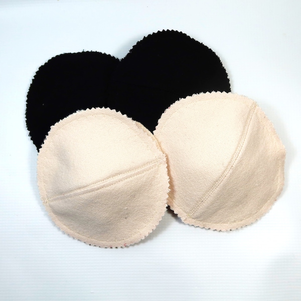 Bra Insert Pads, Bra Sweat Pad, Sports Bra Insert, Nursing Pads, Washable, GOTS Organic Flannel, Absorbent and Breathable, All Cotton