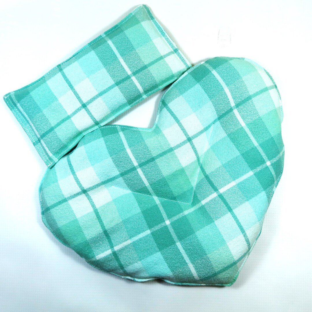 Weighted Heart Pillow With Eye Pillow GOTS Certifed Organic Etsy