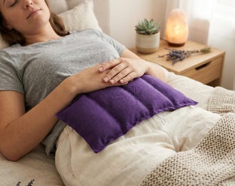 Lava Sand Heat Pack | Menstrual Cramp Relief | 3lb Organic Cotton Twill