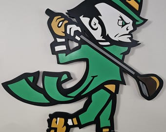 Notre Dame Fighting Irish Golf Sign
