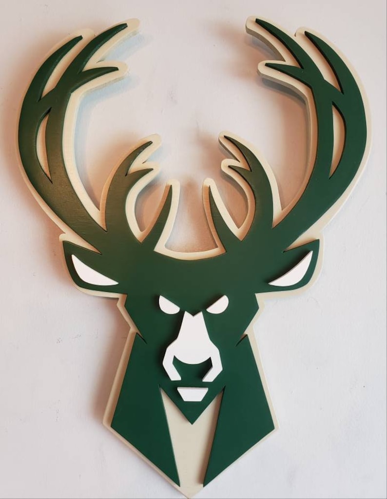 Milwaukee Buck Two Dimensional Wood Sign - Etsy Milwaukee Buck Two Dimensional Wood Sign - Etsy