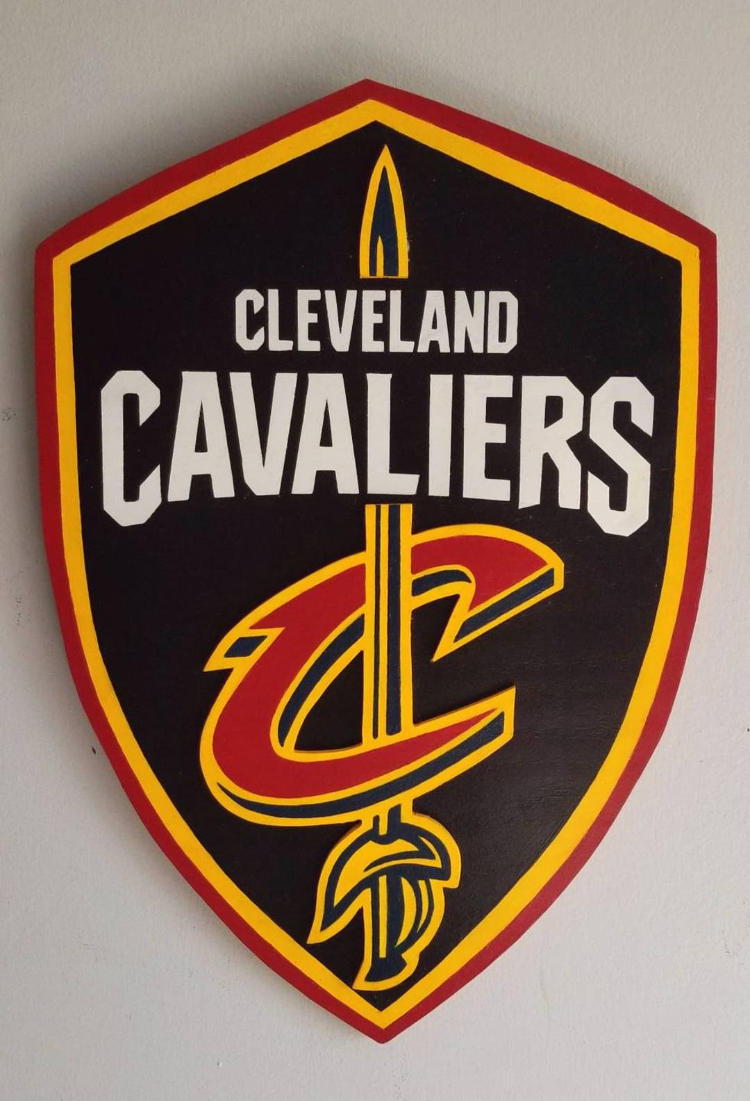 Defend the Land Handmade Cleveland Cavaliers Wood Sign 