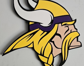 Minnesota Vikings Wood Sign