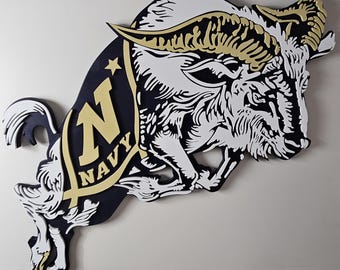 Navy Midshipman Goat Logo