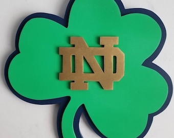 Notre Dame Fighting Irish Two Dimensional Wood Sign