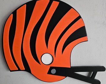 Cincinnati Bengals Retro Helmet logo Sign
