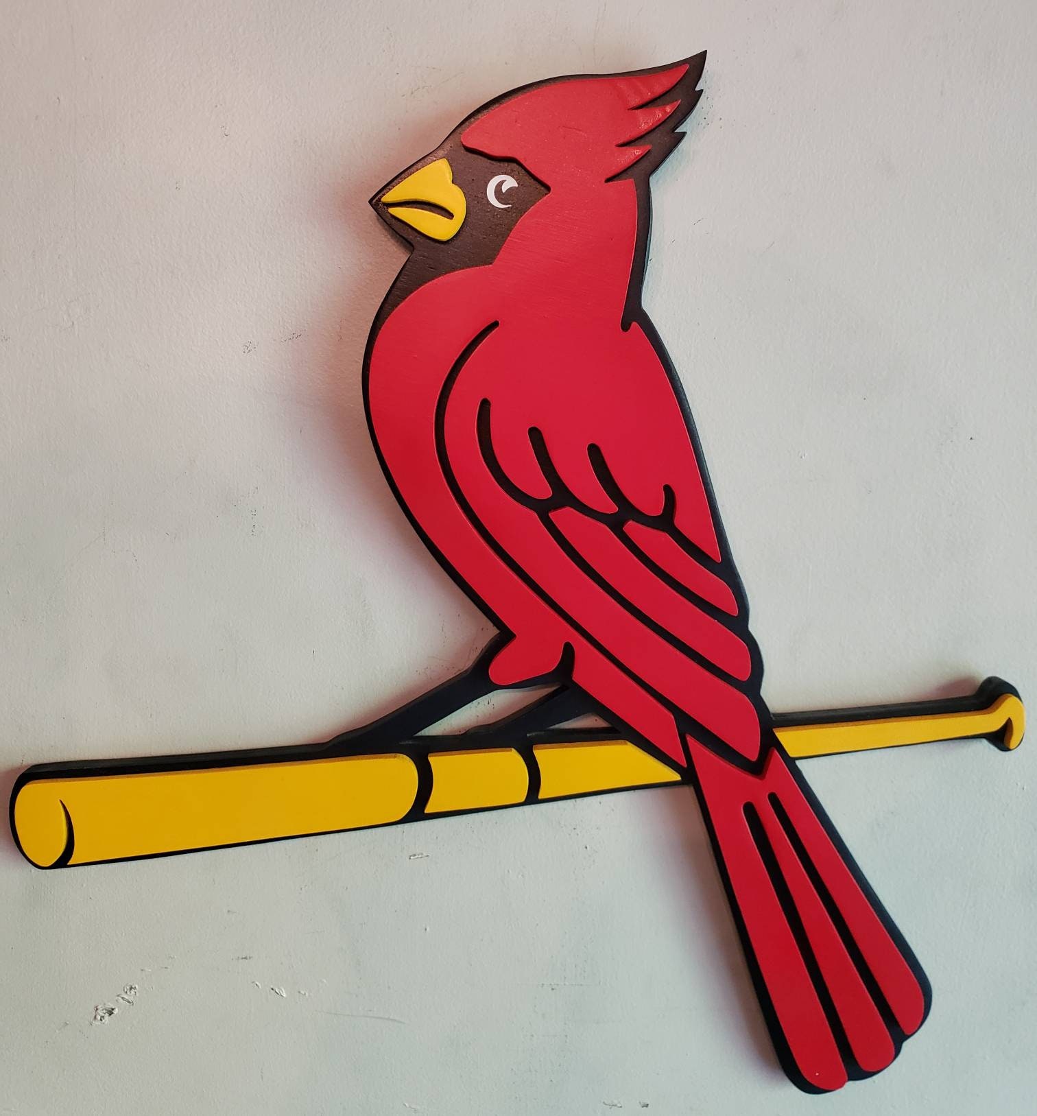 St Louis Cardinals 10x10 Album Design Wood Sign [NEW] MLB Fan Zone Cave