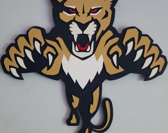 Florida Panthers Wood Sign