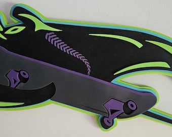Tampa Bay Rays City Connect Skateboard Ray Sign