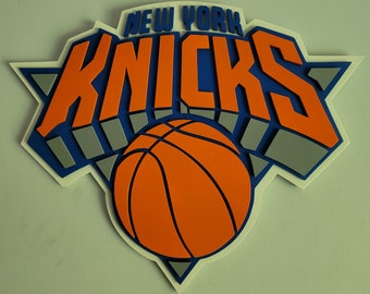 New York Knicks Primary Logo Wood Sign