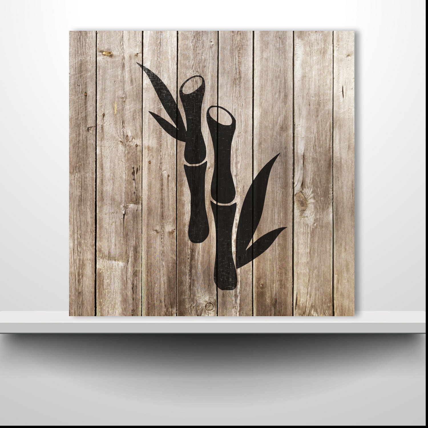 Bamboo Stencil Plastic Mylar Stencil for Painting Walls Etsy