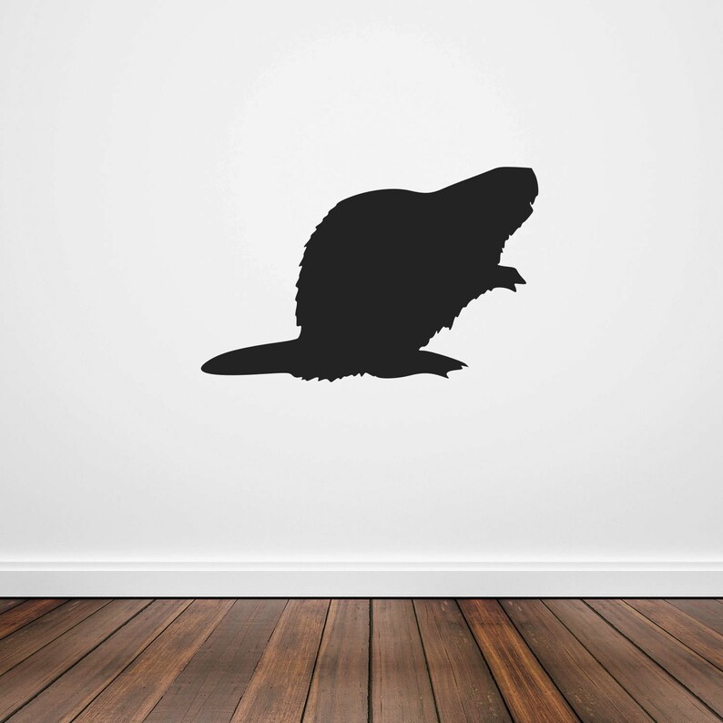 Peeking Beaver Wall Cookie DIY Craft Reusable Stencil