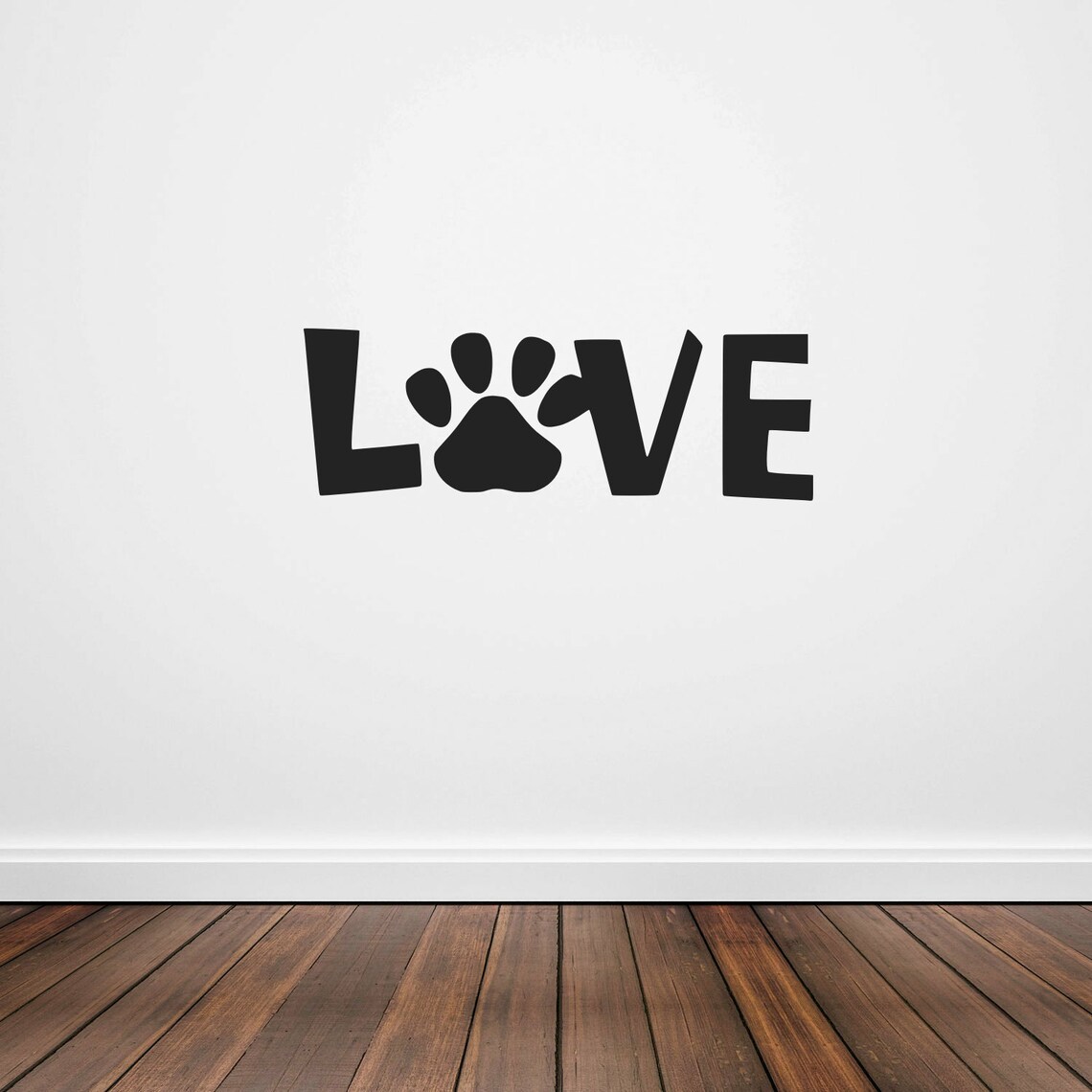 Love Paw Print Stencil Plastic Mylar Stencil for Painting | Etsy