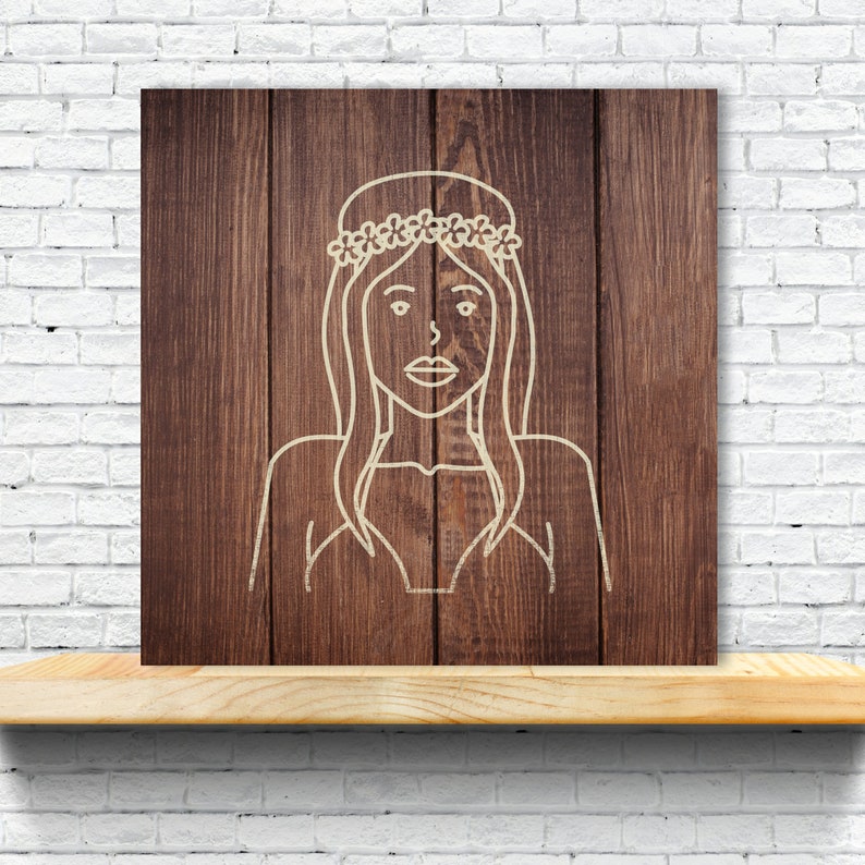 Walls Crafts Signs ID 1866146 Stencil Plastic Mylar Stencil for Painting Beach Girl Surf