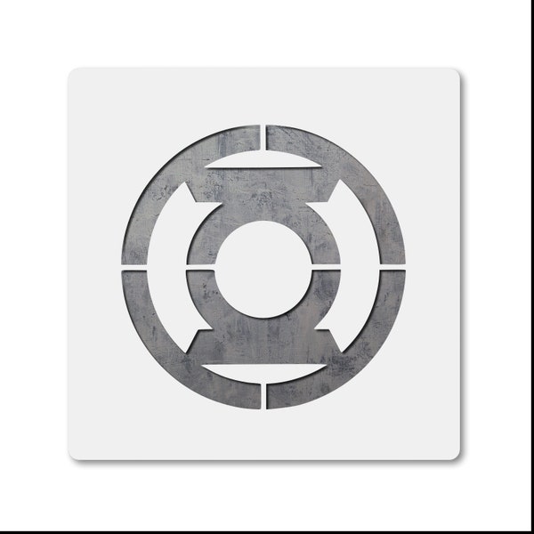 Dc Superhero Stencil Etsy